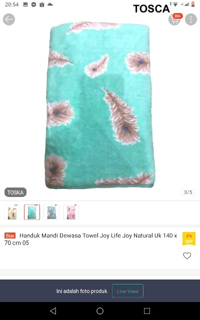 Handuk Mandi Dewasa Towel Joy Life Joy Natural Uk 140 X 70 Cm 05