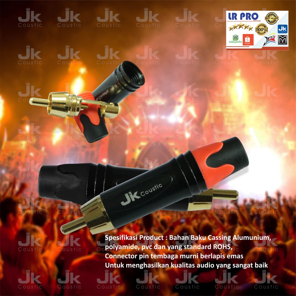 Jack RCA 2 Pin Mono Jk Coustic JRCA