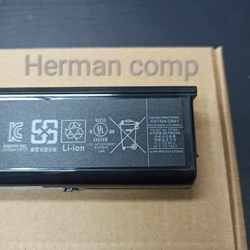 Original Baterai Hp HSTNN-DB4Y, HSTNN-LB4X, HSTNN-LB4Y, HSTNN-LB4Z, HSTNN-LP4Z