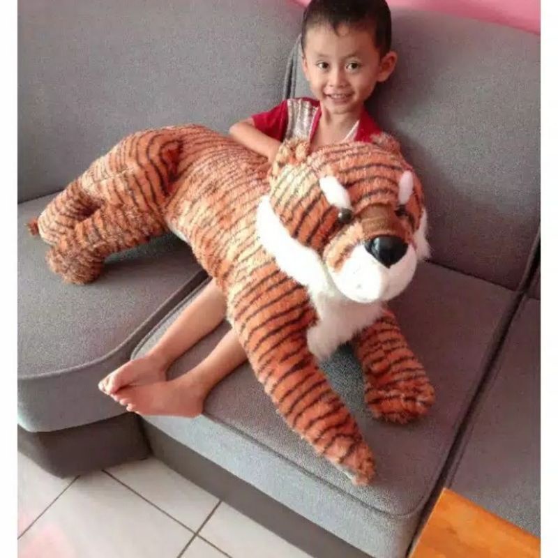BONEKA HARIMAU MACAN JUMBO BESAR 1 METER MAINAN
