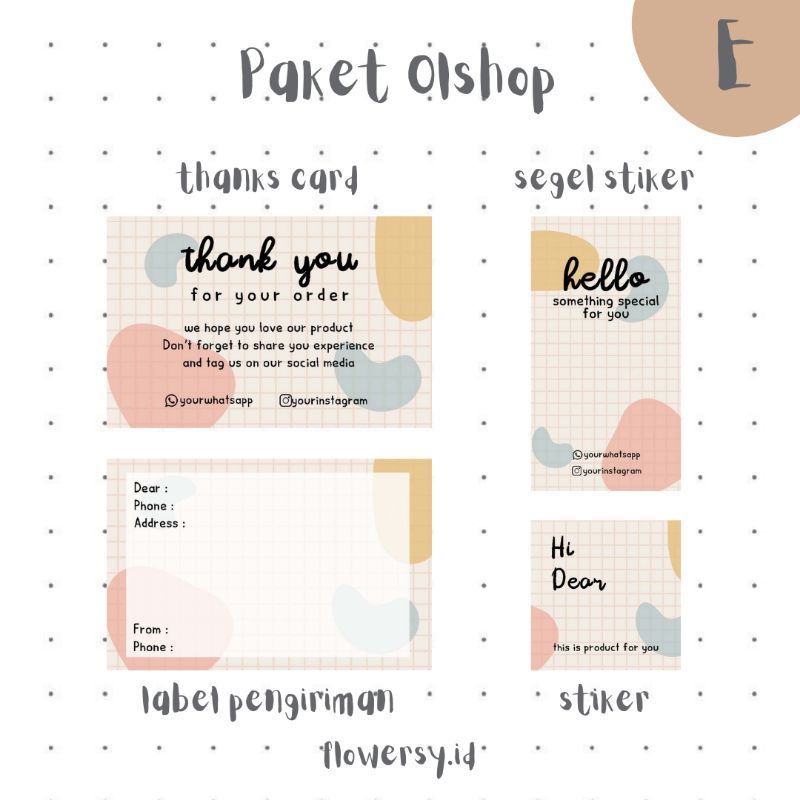 PAKET OLSHOP part 2/ LABEL OLSHOP/LABEL PENGIRIMAN/ PAKET ONLINE SHOP / PAKET PENGIRIMAN OLSHOP