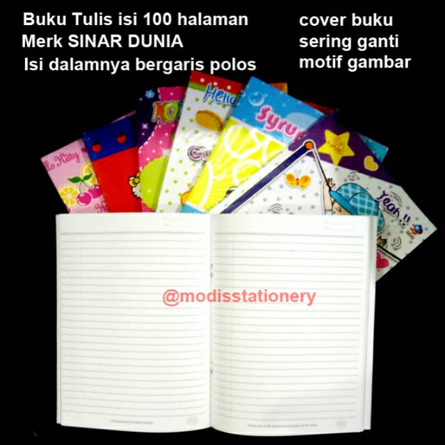 

Buku tulis sidu 100 halaman