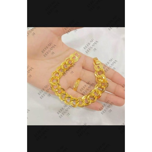 GELANG RANTAI SISIK NAGA+CINCIN TITANIUM