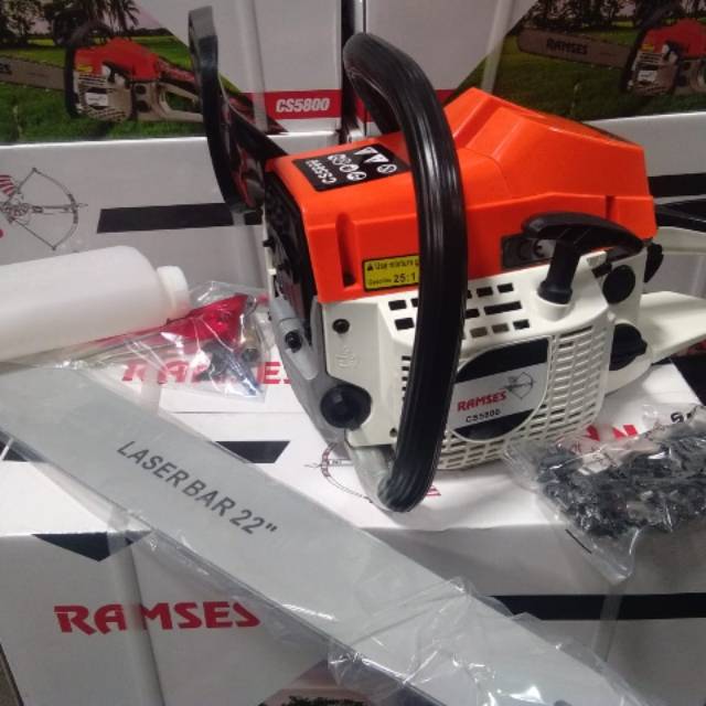GERGAJI MESIN // BAR 22IN GAMBINO CHAINSAW 58CC