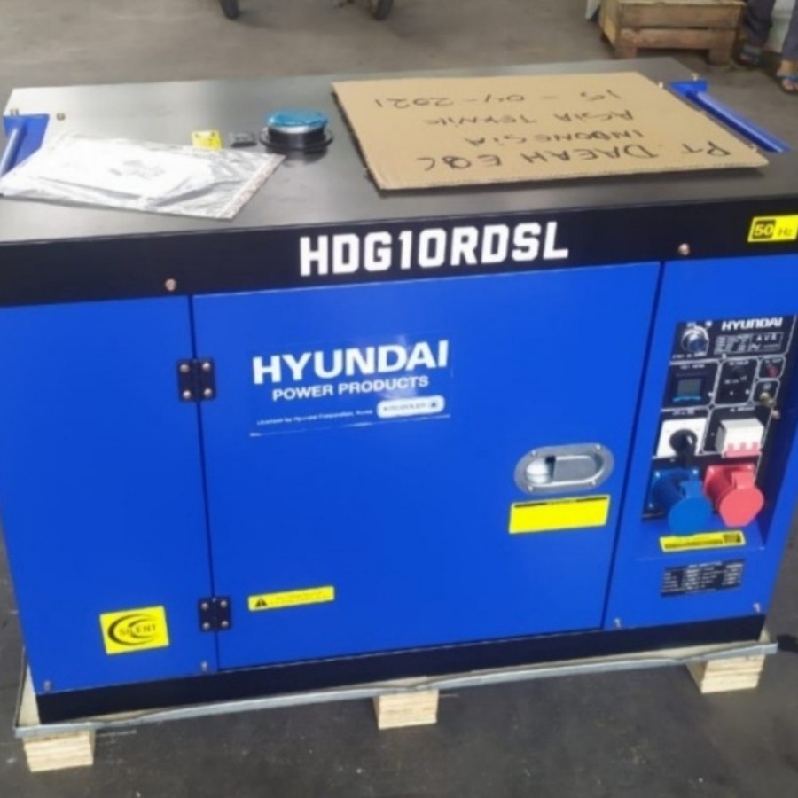 Genset Silent disel hyundai Hdg 10R dsl