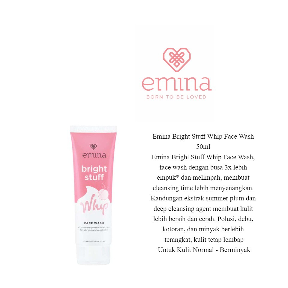 Emina Bright Stuff Whip Face Wash 50 ml