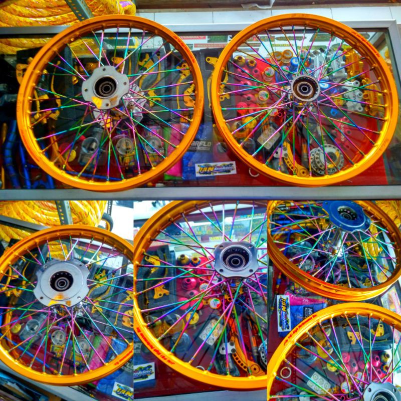 PAKETAN VELG JINFEI TROMOL BECAK VIXION, NINJA, CBR, FU