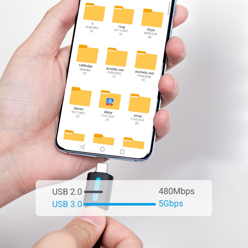 Vention Adapter Konverter Tipe C Ke Usb 3.0 Otg Male Ke Female 3a 5gbps Untuk Gamepad Handphone / Laptop / Tablet