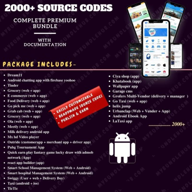 2000++ Source Code Aplikasi Android