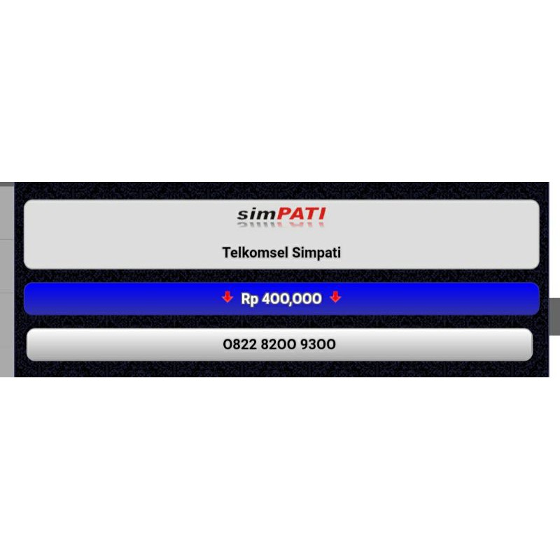 NOMOR CANTIK SIMPATI 0822 8200 9300