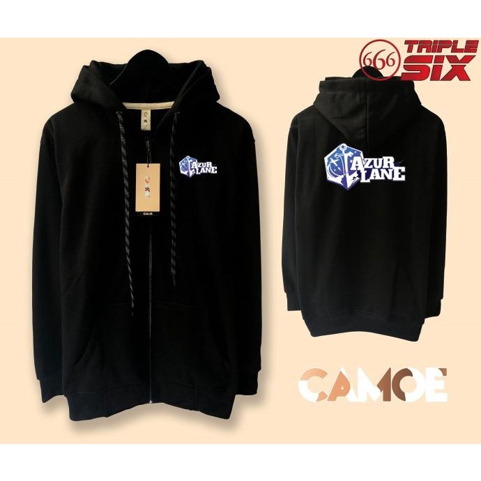 Jaket Hoodie Zipper Anime Gaming Azur Lane