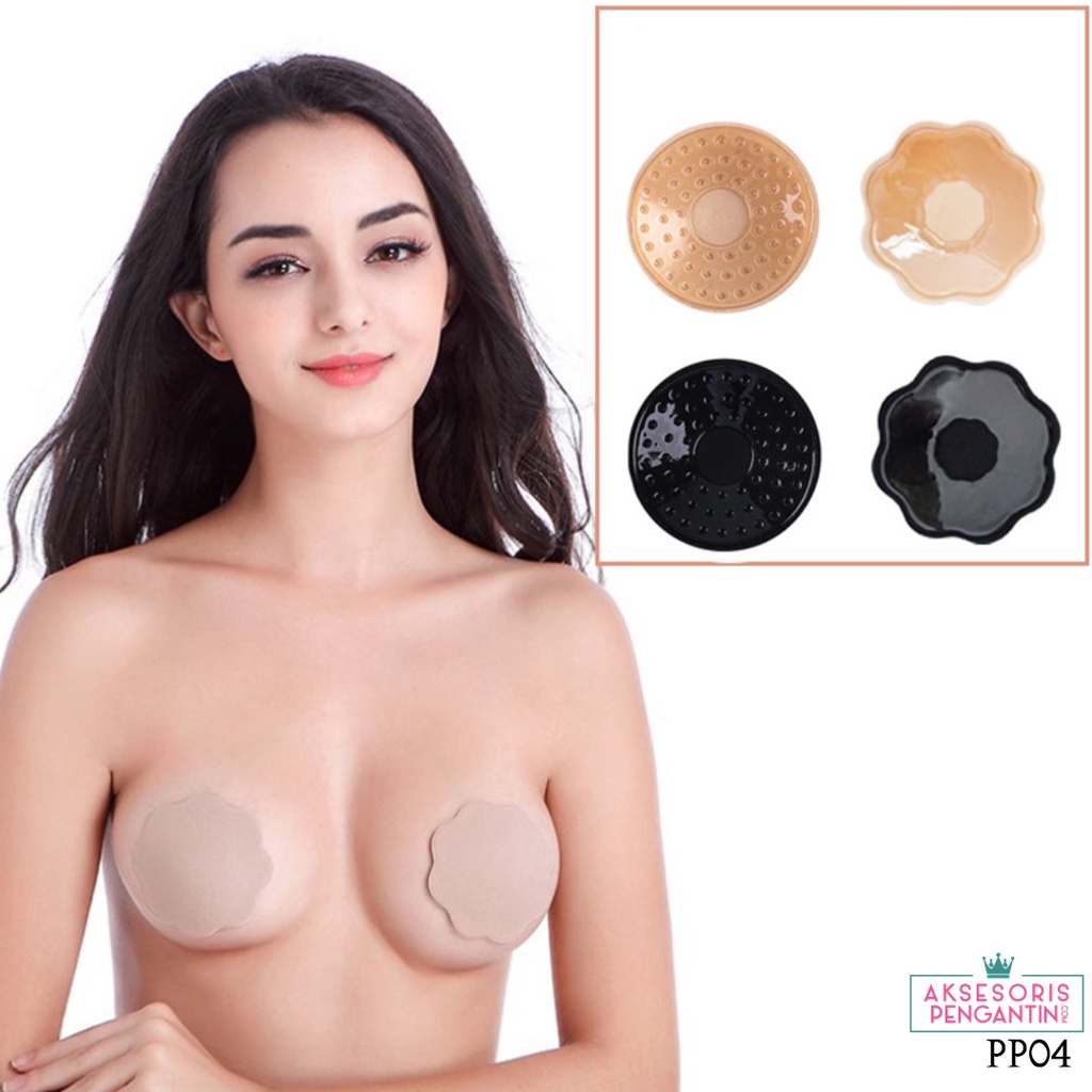 [BISA COD] NIPPLE COVER BRA PAD SILIKON PENUTUP PUTING PAYUDARA PP04