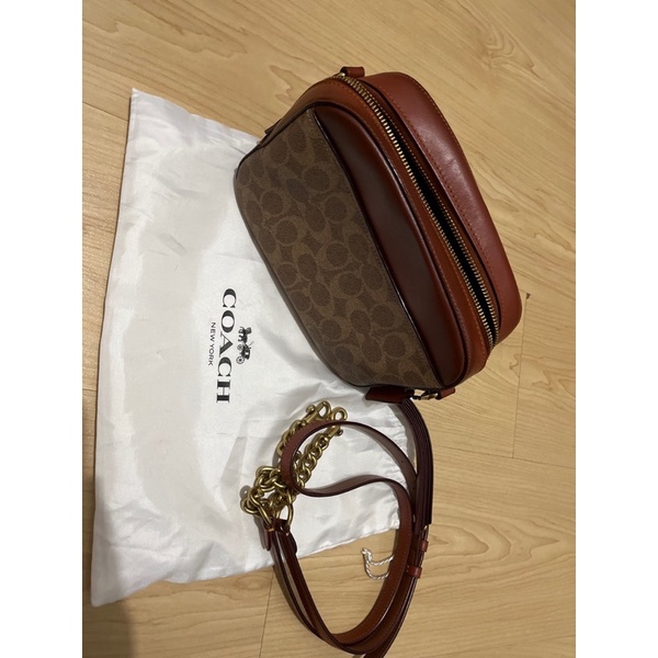 preloved coach camera bag in signature canvas 31208