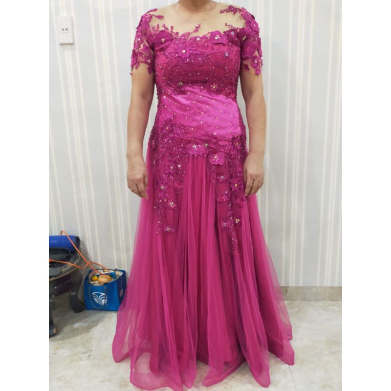 Preloved - Gaun Pesta / Long Dress / Payet / Mirabella