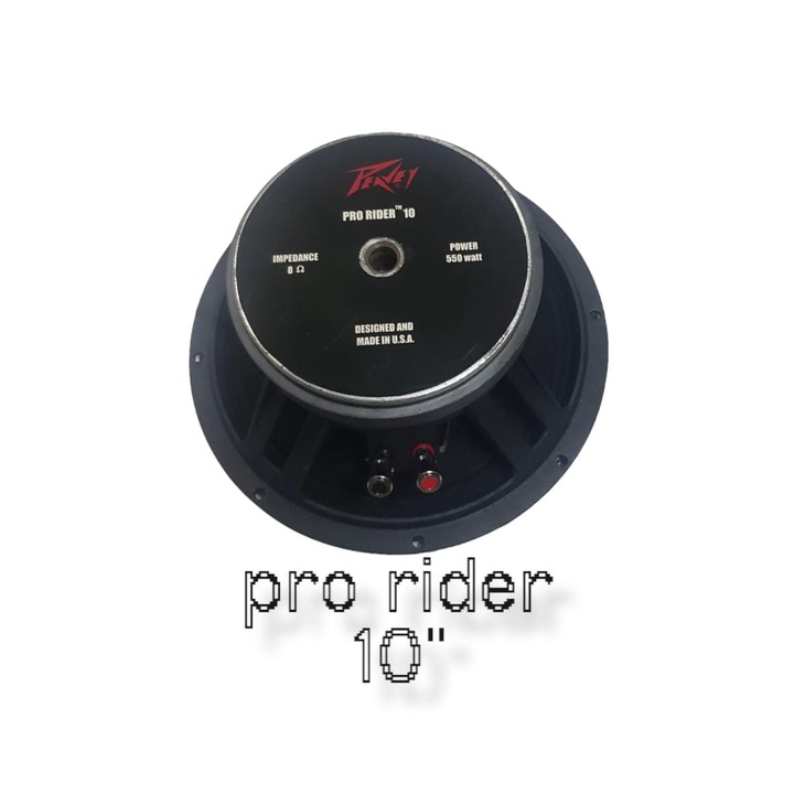 SPEAKER PEAVEY 10 INCH PRO RIDER 600 WATT KOMPONEN Speaker