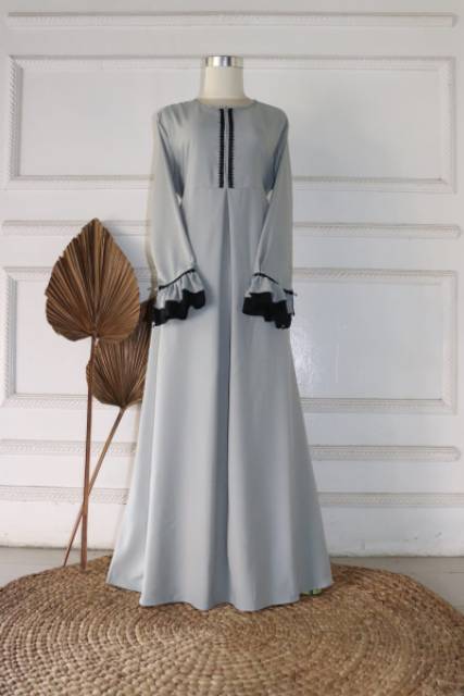 GAMIS TORRY POLOS RENDA HITAM FLOI REMPEL 1/GAMIS TORRY BURCH/ GAMIS POLOS TANGAN UMPAK/GAMIS PINK N