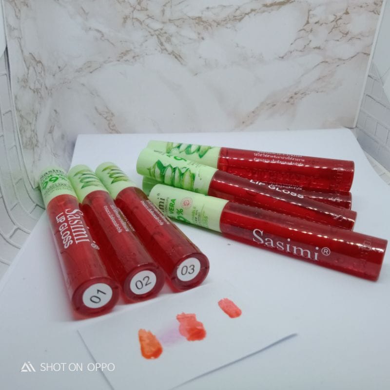 Liptint sasimi aloe vera