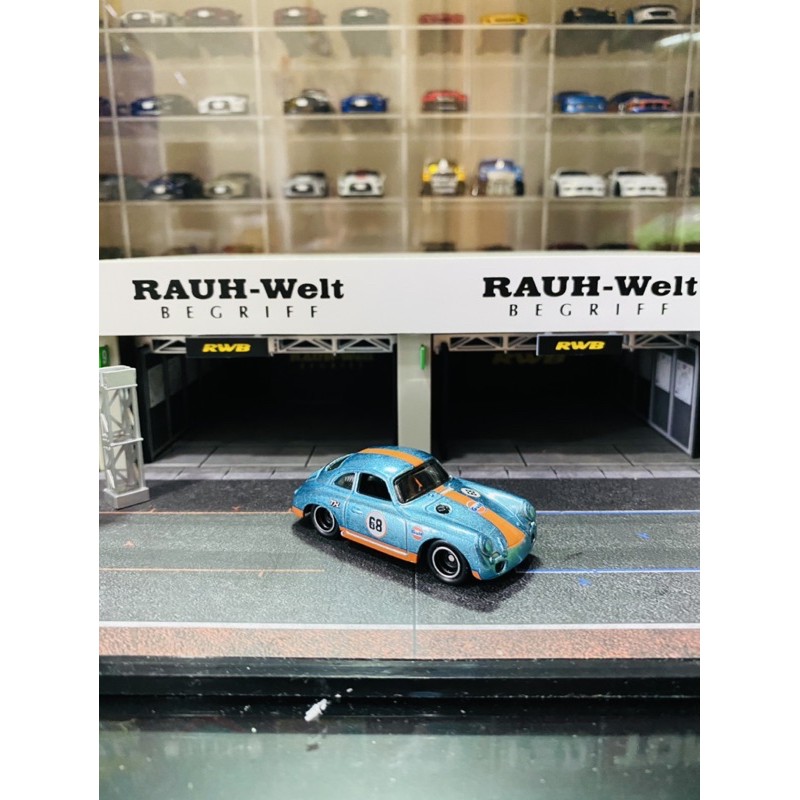 Hotwheels THS Super Treasure Hunt Porsche 356 Outlaw Gulf Unrilis Loose Rivet