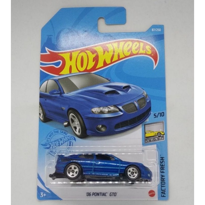 Hotwheels 06 PONTIAC GTO biru HW FACTORY FRESH