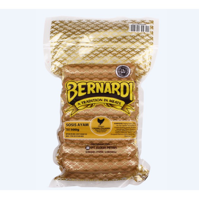 

[READY STOCK] BERNARDI SOSIS AYAM 10 CM 500 GR