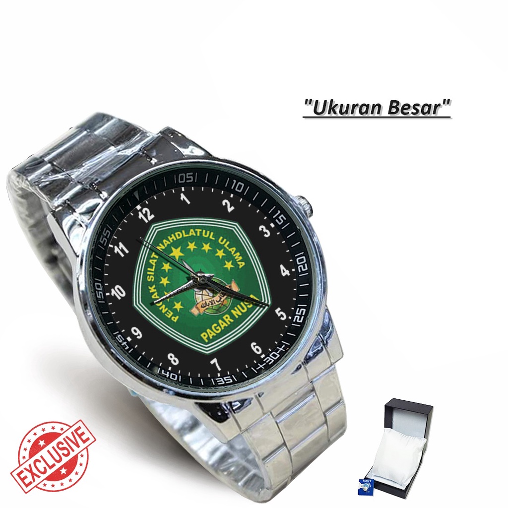 Jam Tangan Rantai Couple N.U PENCAK SILAT PAGAR NUSA 01 (Special)