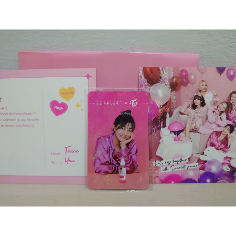Photocard Twice x Scarlett Jihyo [BOOKING]