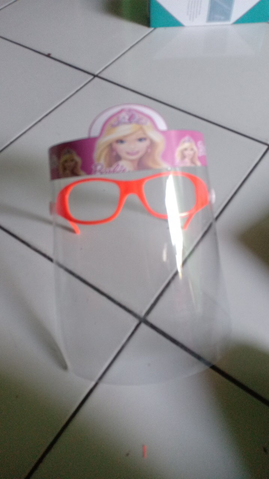 Kacamata Anak Face Shield Karakter Anti Virus