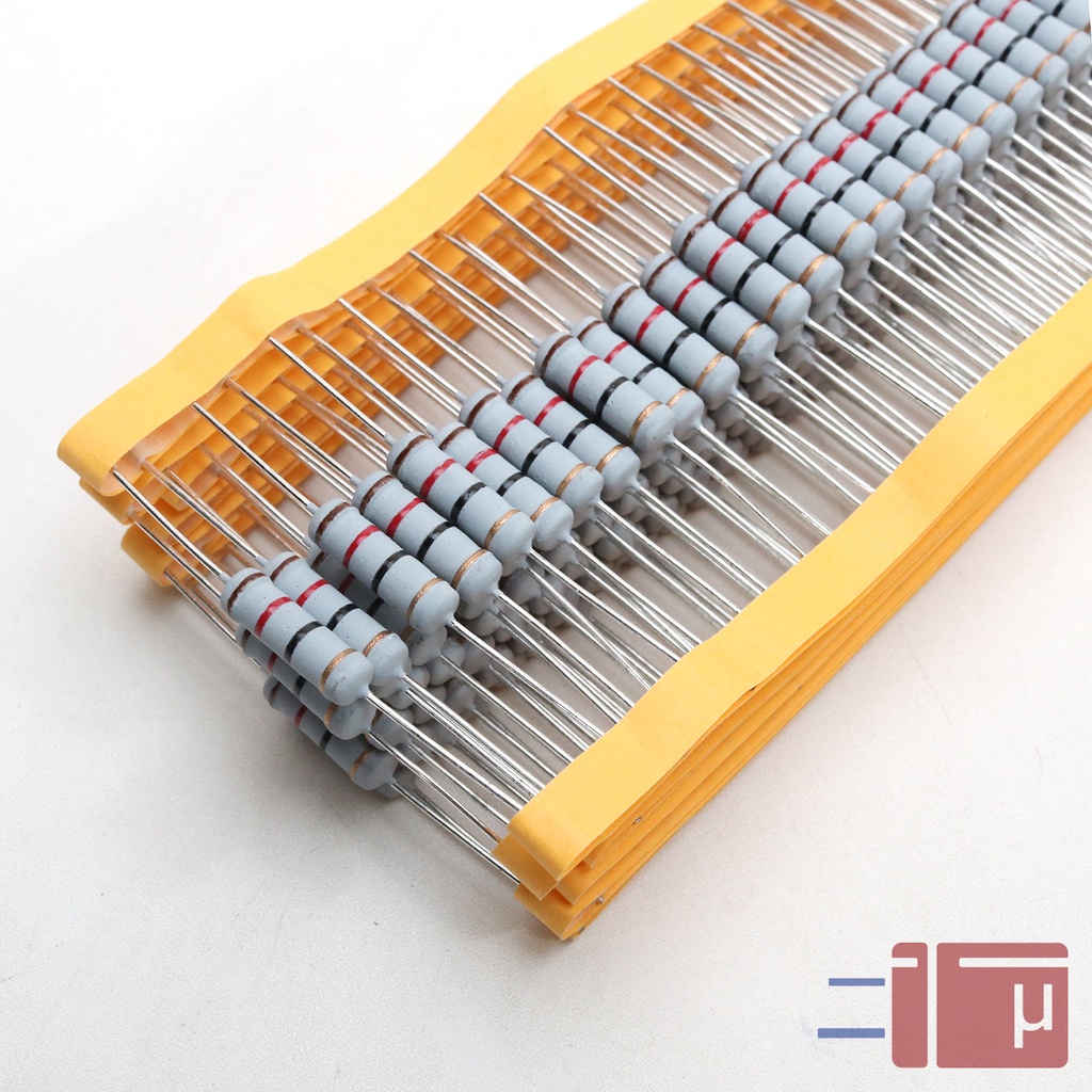 Resistor 12R 12 Ohm 2W Metal Oxide 5% Taiwan Kaki Tembaga