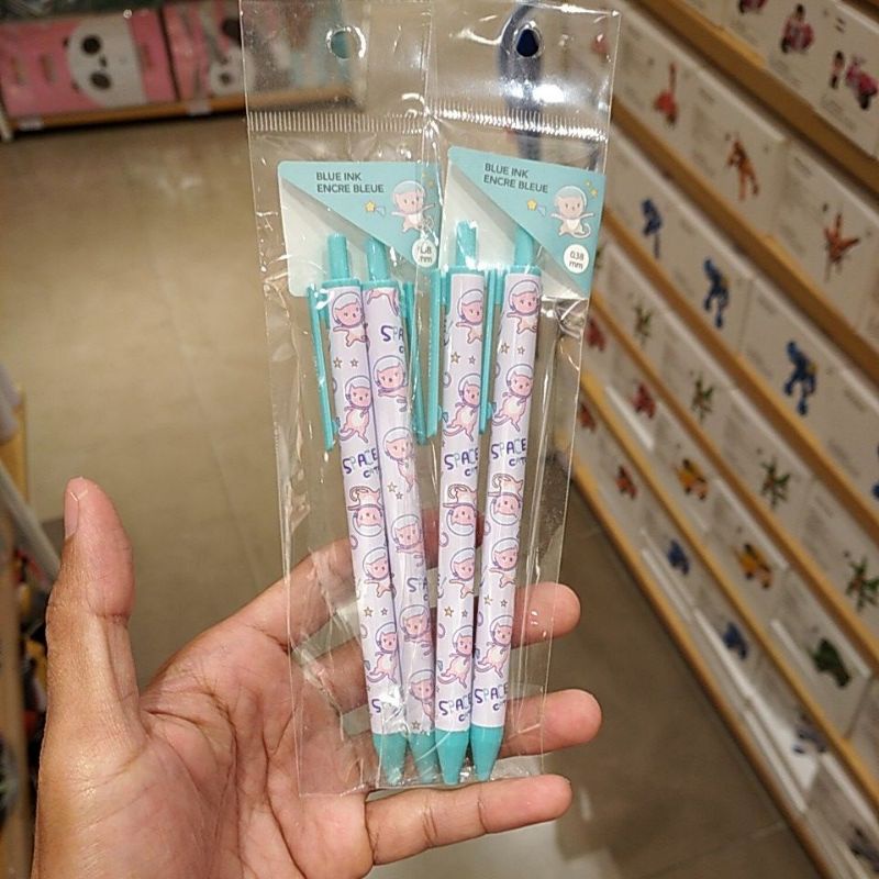 

pen blue ink miniso