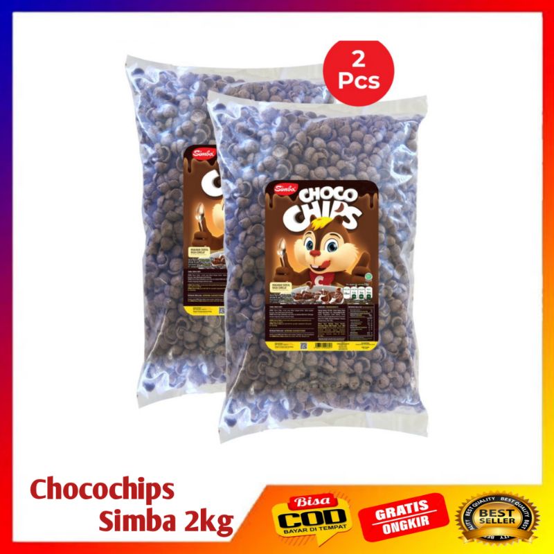 Jual oat choco / chocochips 2kg coklat / granola / sereal / simba choco