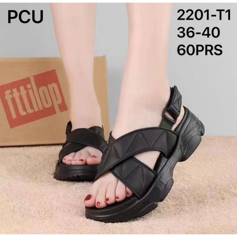 Sun-MELDA Sandal Jelly Wanita Gladiator Silang 3 Cm Premium/Sandal Gladiator Wanita Balance 2201