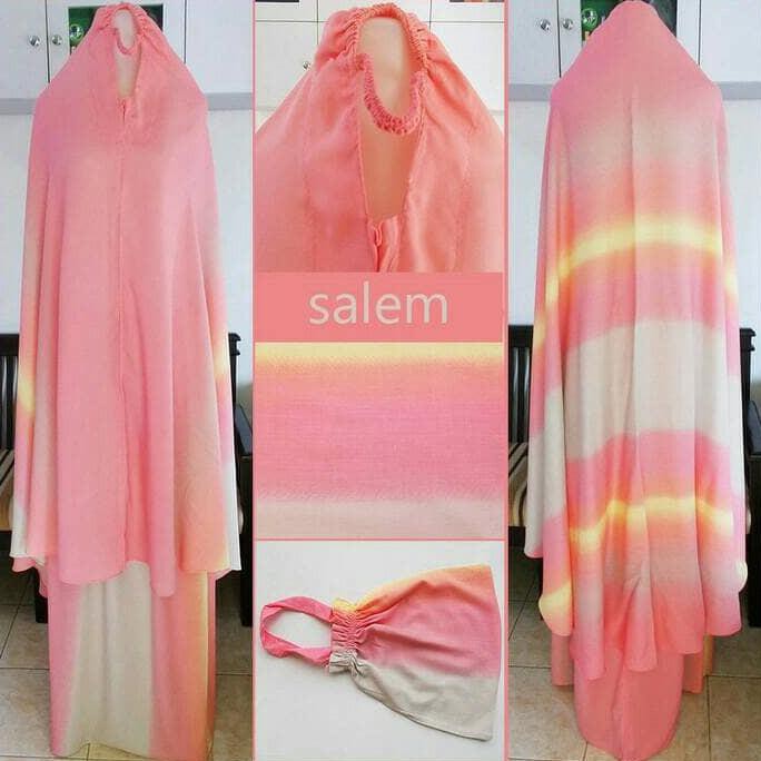 Ori&Terjamin Mukena Bali Pelangi Jumbo