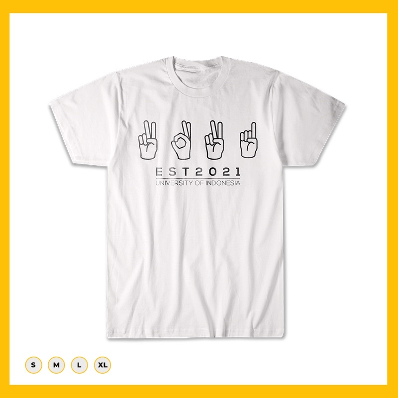 2021 T-shirt Universitas Indonesia (UI) Merchandise