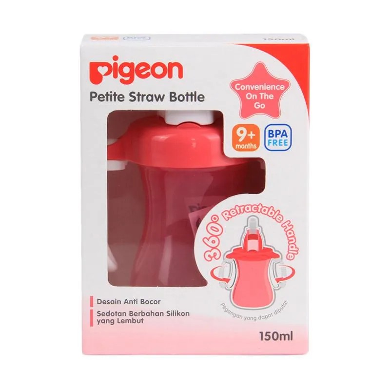 PETITE STRAW BOTTLE PINK PIGEON PR050928