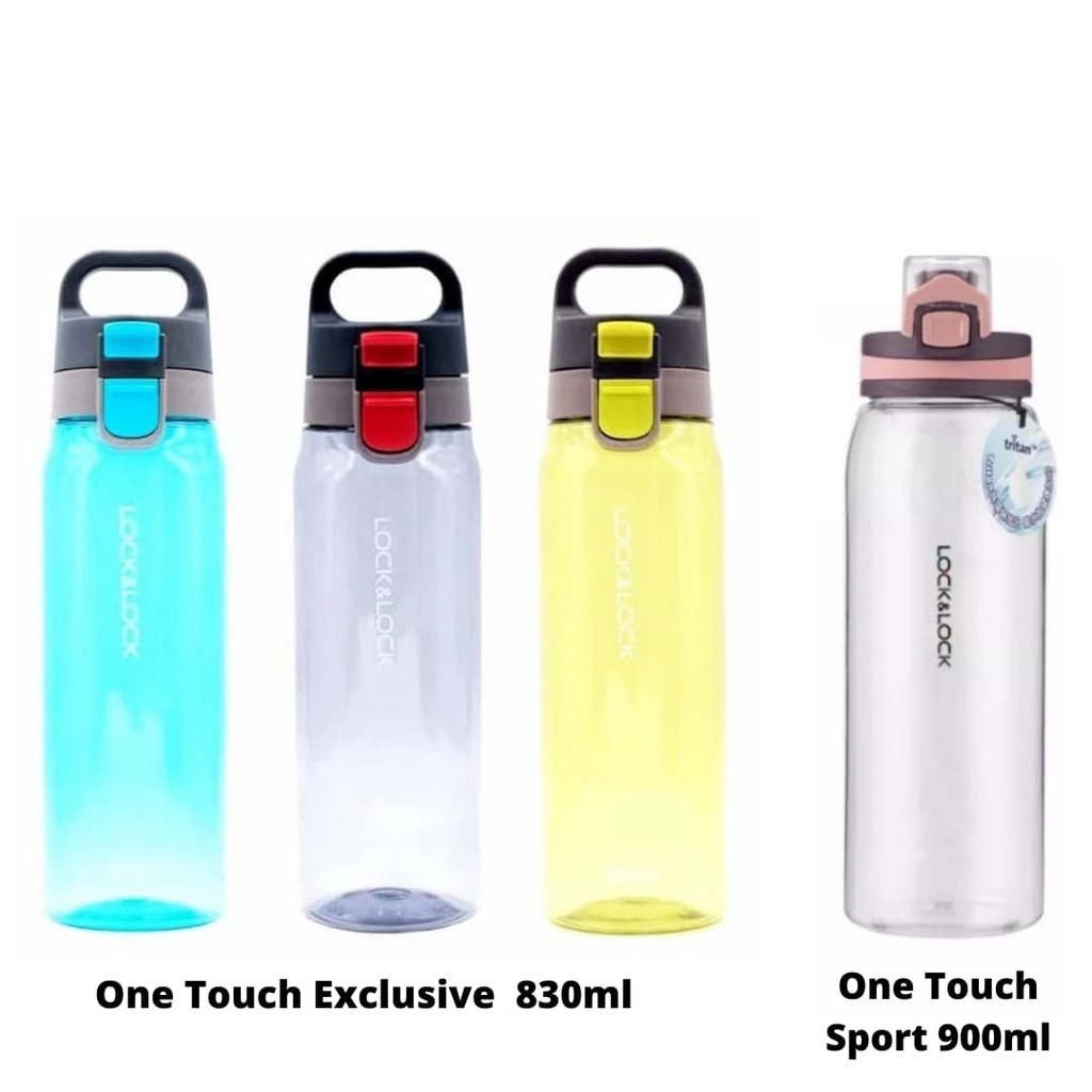 Lock & n And Lock LOCK&LOCK Exclusive One Touch Cap / Sport Water Bottle Botol Air Minum 830ml 900 m
