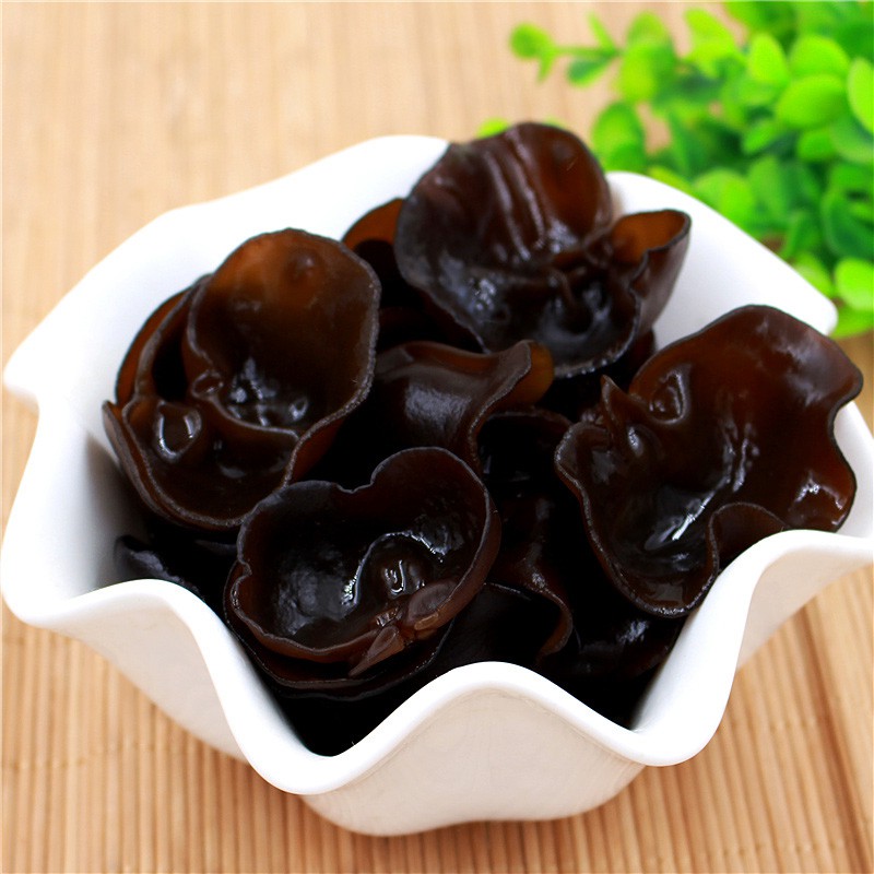 BOKNI Jamur Kuping Kering Hitam &amp; Putih 250 gr | Dried Black Fungus