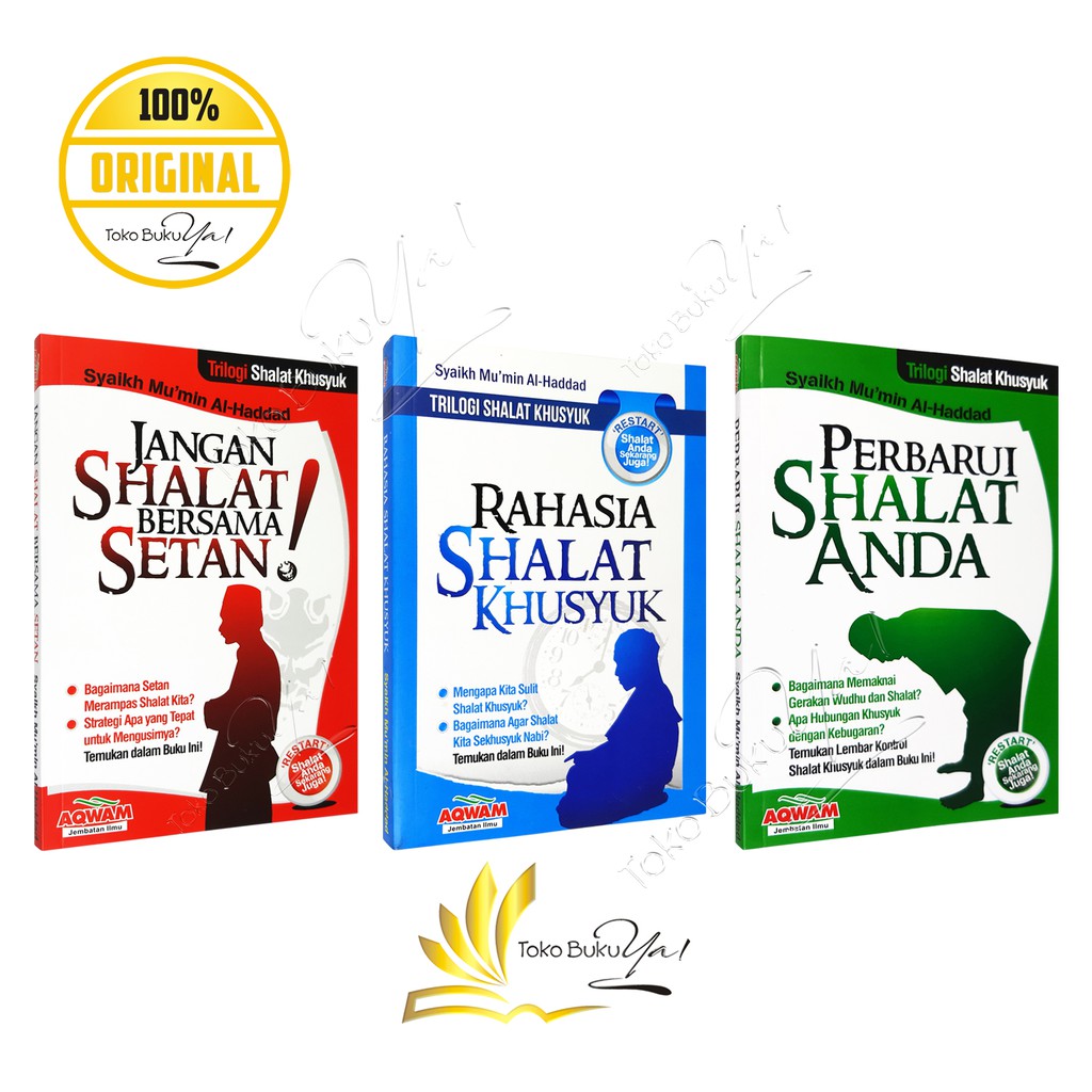 Paket Trilogi Shalat Khusyuk Aqwam Shopee Indonesia