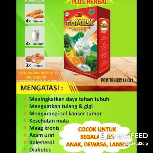 

Susu kambing etawa go Milk