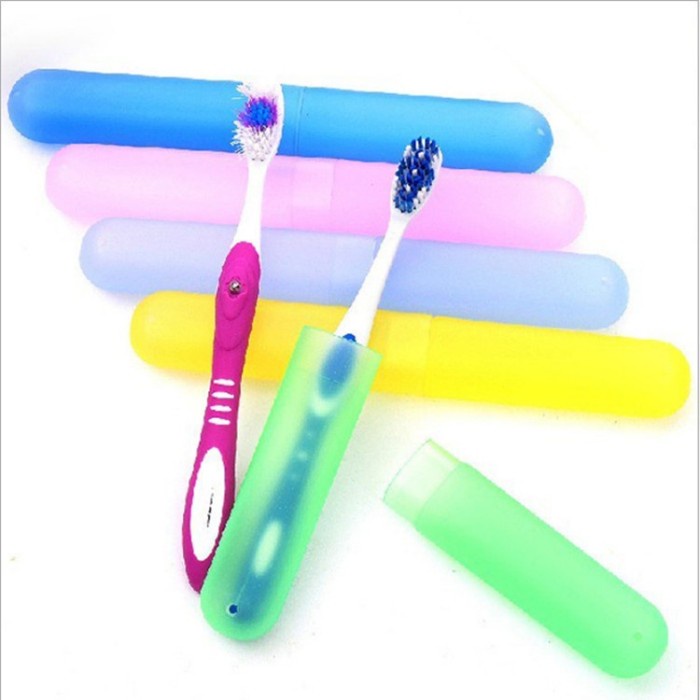 Tempat Box Kotak Sikat Gigi Portable Travel Toothbrush Case