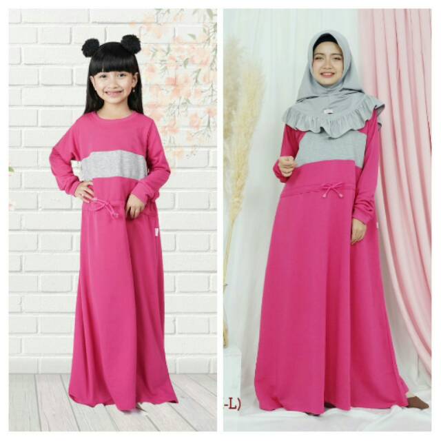 Gamis couple ibu anak baby Terry Cutetrik