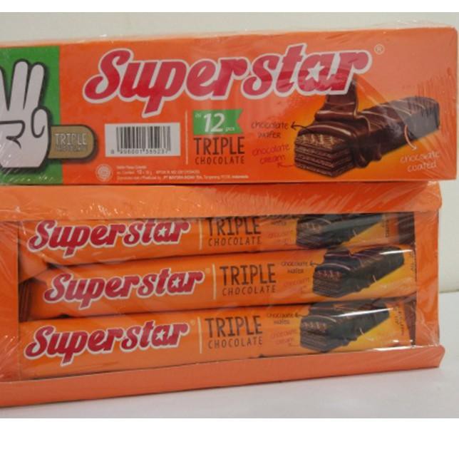 

Terbaru AMRAI Superstar Triple Chocolate - 1 box 12 Pcs @18gr Z35 Terkini