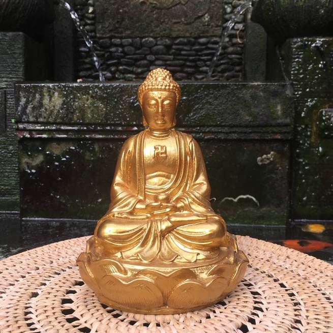 Rupang Patung Buddha Shakya Muni Sakyamuni Budha Fiber