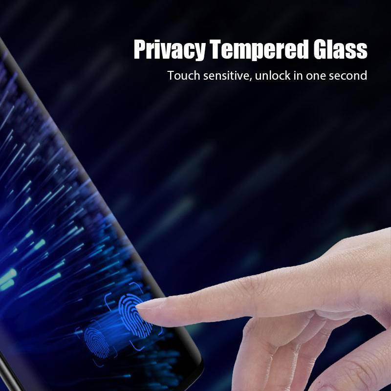 Pelindung Layar Tempered Glass 9D Anti Spy Untuk Vivo S1 S5 S6 S7 S7e S9 S9e X20 Plus X21 Y85 V9 Z1 X27 X30 X50 X60 X60T X9s X9 Plus