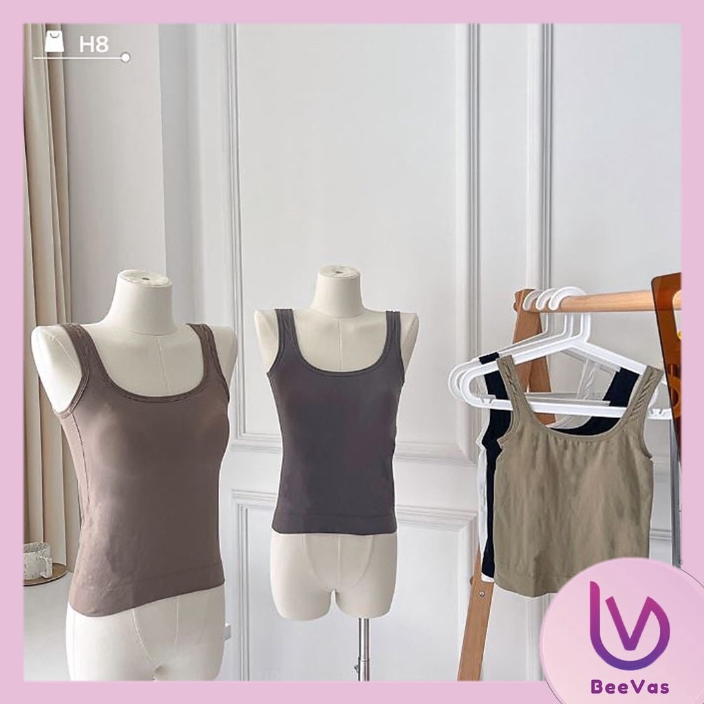 BV.ID BR598 TANK TOP BRA KOREAN STYLE PAKAIAN DALAMAN WANITA TANKTOP PANJANG DENGAN BUSA