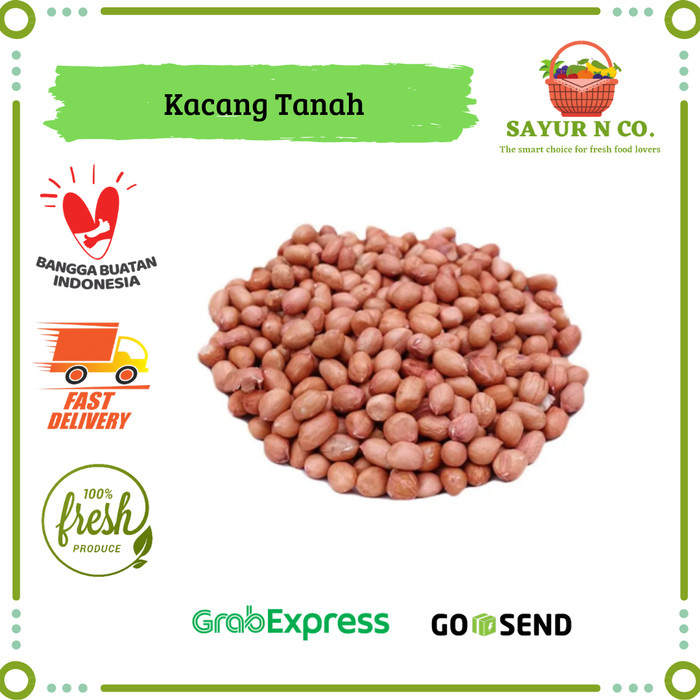 

Kacang Tanah Mentah Kulit Ari 250gr | Sayur N Co Bekasi