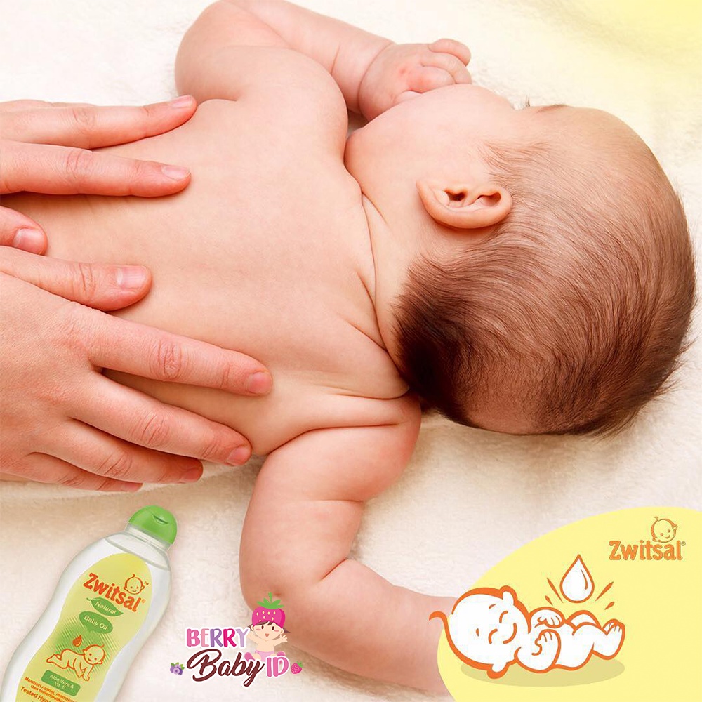 Zwitsal Baby Oil Natural Hypoallergenic Baby Spa 100 ml ZWT008 Berry Mart