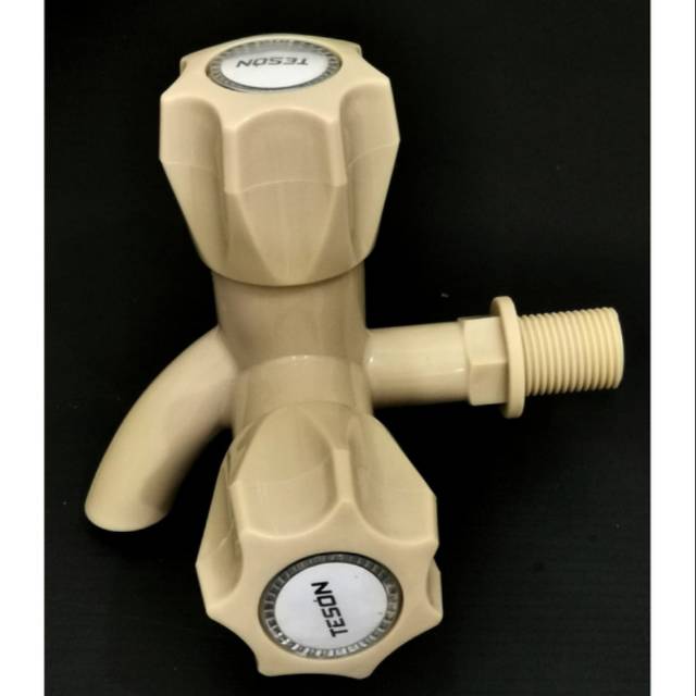 Kran shower/ kran plastik/ keran cabang 1/2" & 3/4"