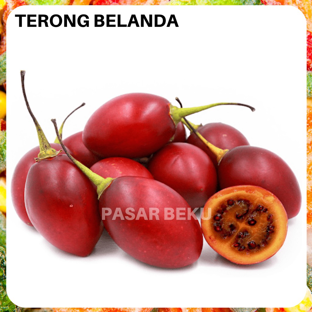 

(Khusus AREA SUMBAR) Buah Terong Belanda Terong Pirus 500gr Segar Pasar Beku Padang