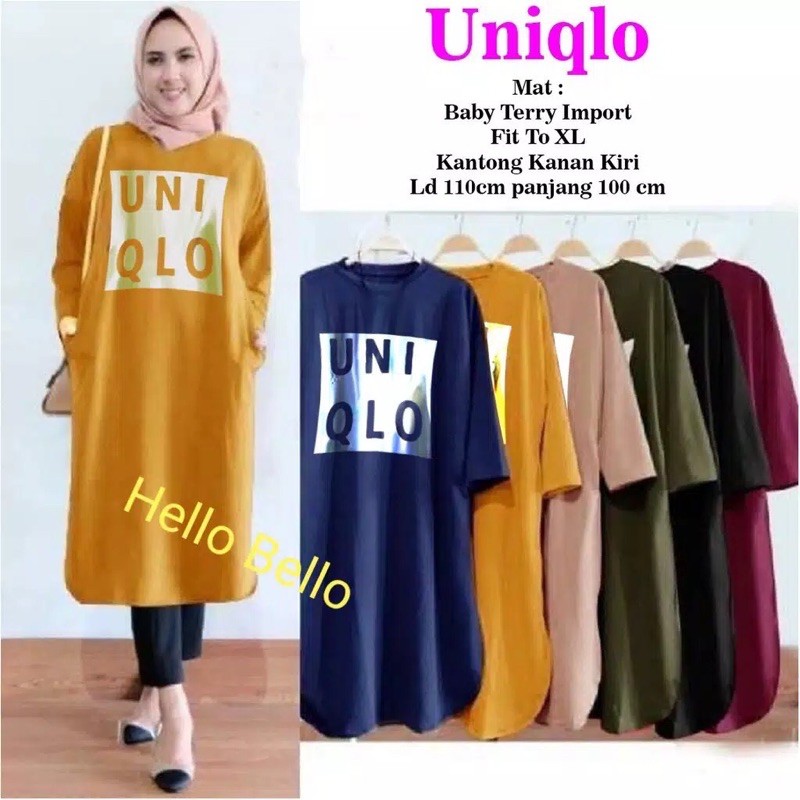 TUNIK JUMBO SAKU KIRI KANAN LD 110cm Promo Babyteri sablon