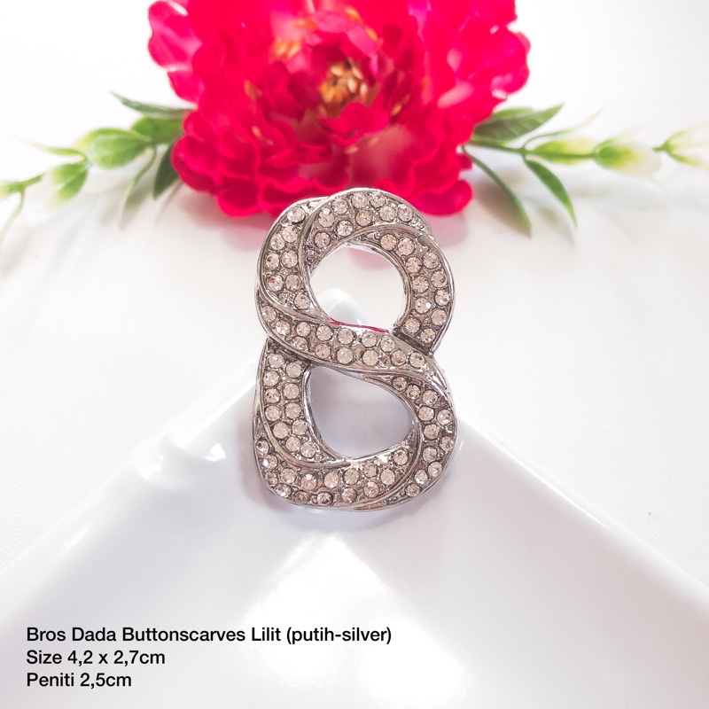 BROS BUTTONSCARVES KW (PART 1) BROS B-lilit putih silver